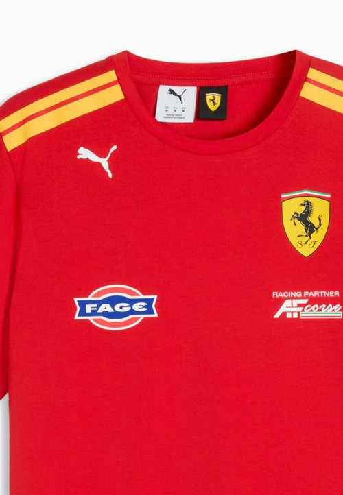 PUMA FERRARI HYPERCAR REPLICA T-SHIRT UNISEX - Print T-shirt - red — photo 6