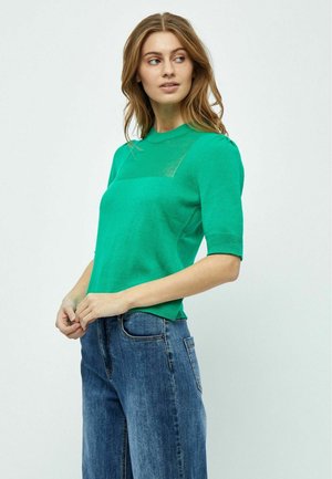 Desires 2/4 SLEEVE MOCKNECK - Lihtne T-särk - green spruce
