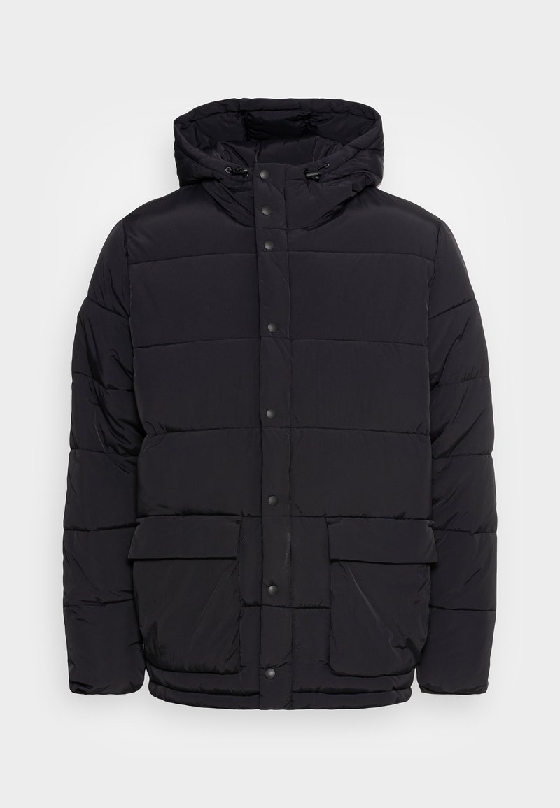 GAP PRIMALOFT HOODIE PUFFER Winter coat true black/black Zalando