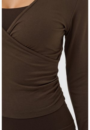 Saint Tropez, VIGGASZ - Langærmet T-shirt - chocolate brown