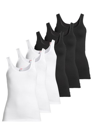 Maglietta intima - schwarz   weiß