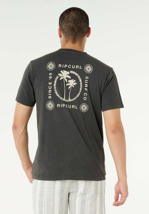 TWO PALMS MOD CALI - T-shirt con stampa - washed black