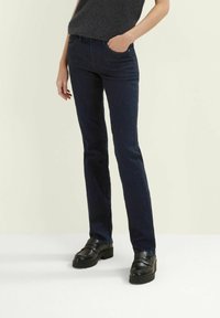 TOM TAILOR TTALEXA Straight - Jean droit - clean rinsed blue denim