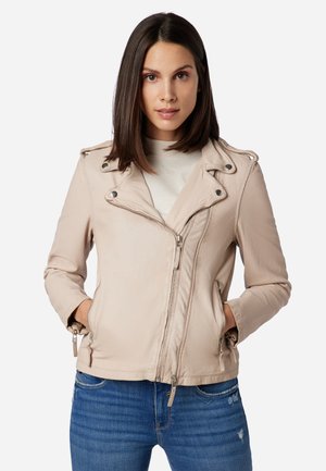 FOXY - Leren jas - beige