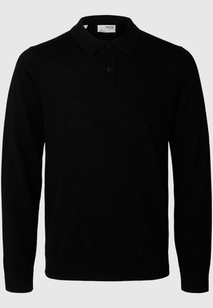 Selected Homme Polo majica - black
