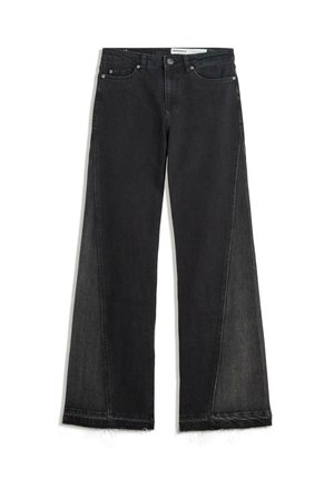 Flared Jeans - black