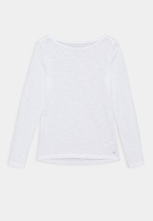 LONG SLEEVE BOAT NECK - Camiseta de manga larga - white