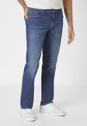 Paddock's BEN   MIT STRETCH - Jeans Straight Leg - medium blue stone use moustache