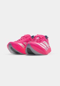adidas Performance ADIZERO ADIOS PRO 4 - Scarpe da corsa su strada - shock pink metalic aurora plum