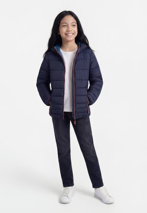 CMP KID JACKET FIX HOOD UNISEX - Ľahká bunda - black/blue