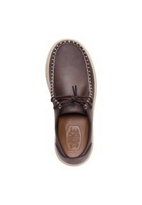 HEYDUDE WALLY NXT MOC - SLIP-ONS - Zapatos con cordones - mole brown wood ash
