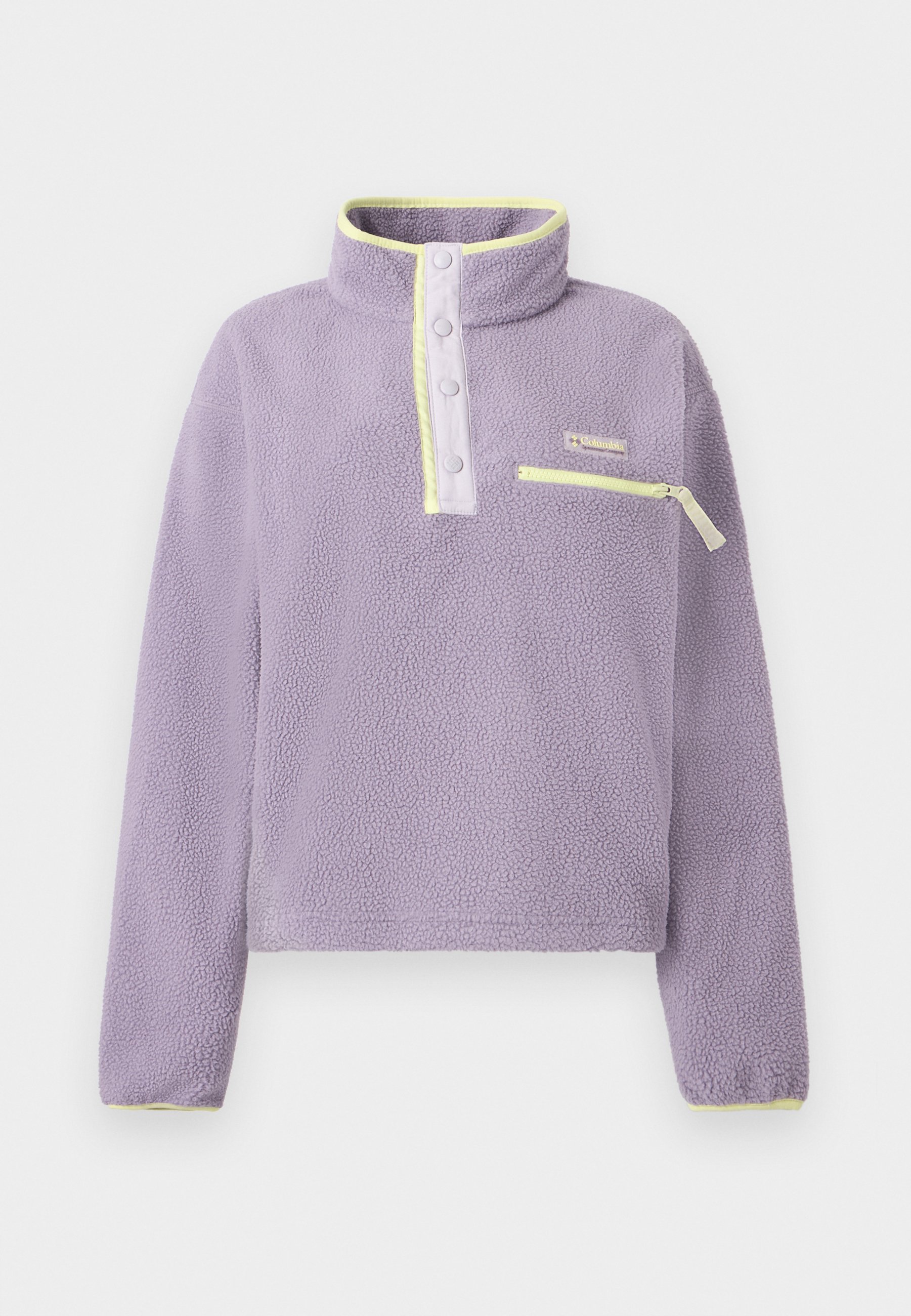 Columbia HELVETIA CROPPED HALF SNAP - Fleece trui - pink agave