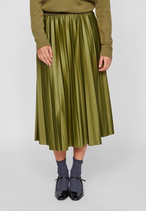 VILA, VINITBAN MIDI SKIRT - NOOS - A-lijn rok - capulet olive