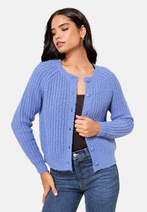 REGULAR FIT - CREW NECK CABLE  - Adīta jaka - blue