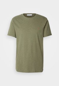 NØRREGAARD SEASONAL - Basic T-shirt - green/orange