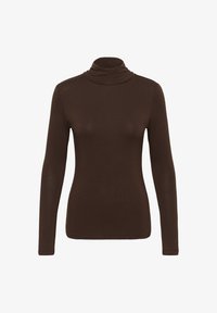 Unselected, chocolate brown