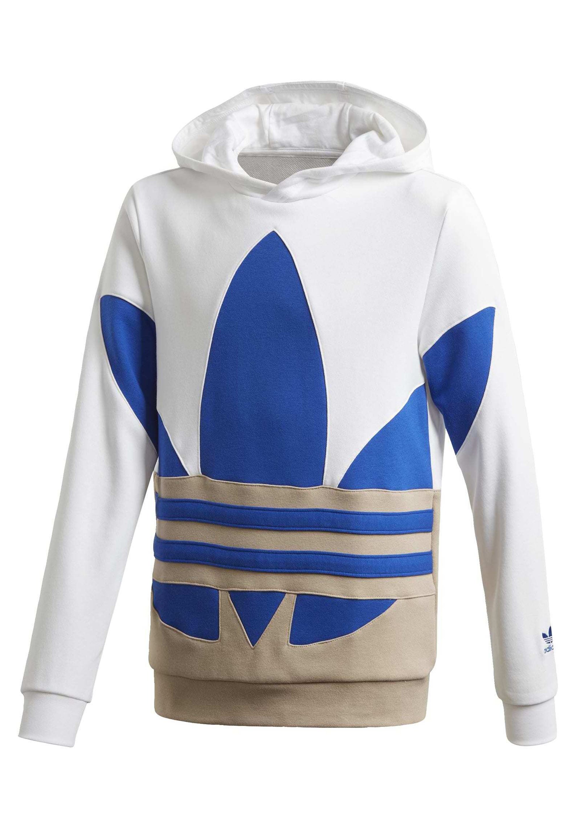 adidas Originals LARGE TREFOIL HOODIE Kapuzenpullover adidas Originals BIG TREFOIL HOODIE Kapuzenpullover blue