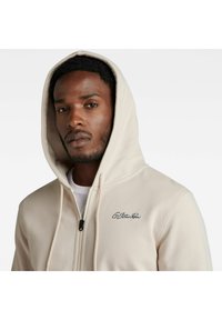 G-STAR BACK GRAPHIC   - Sudadera con cremallera - whitebait