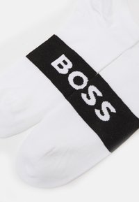 BOSS LOGO 3 PACK - Zoknik - white