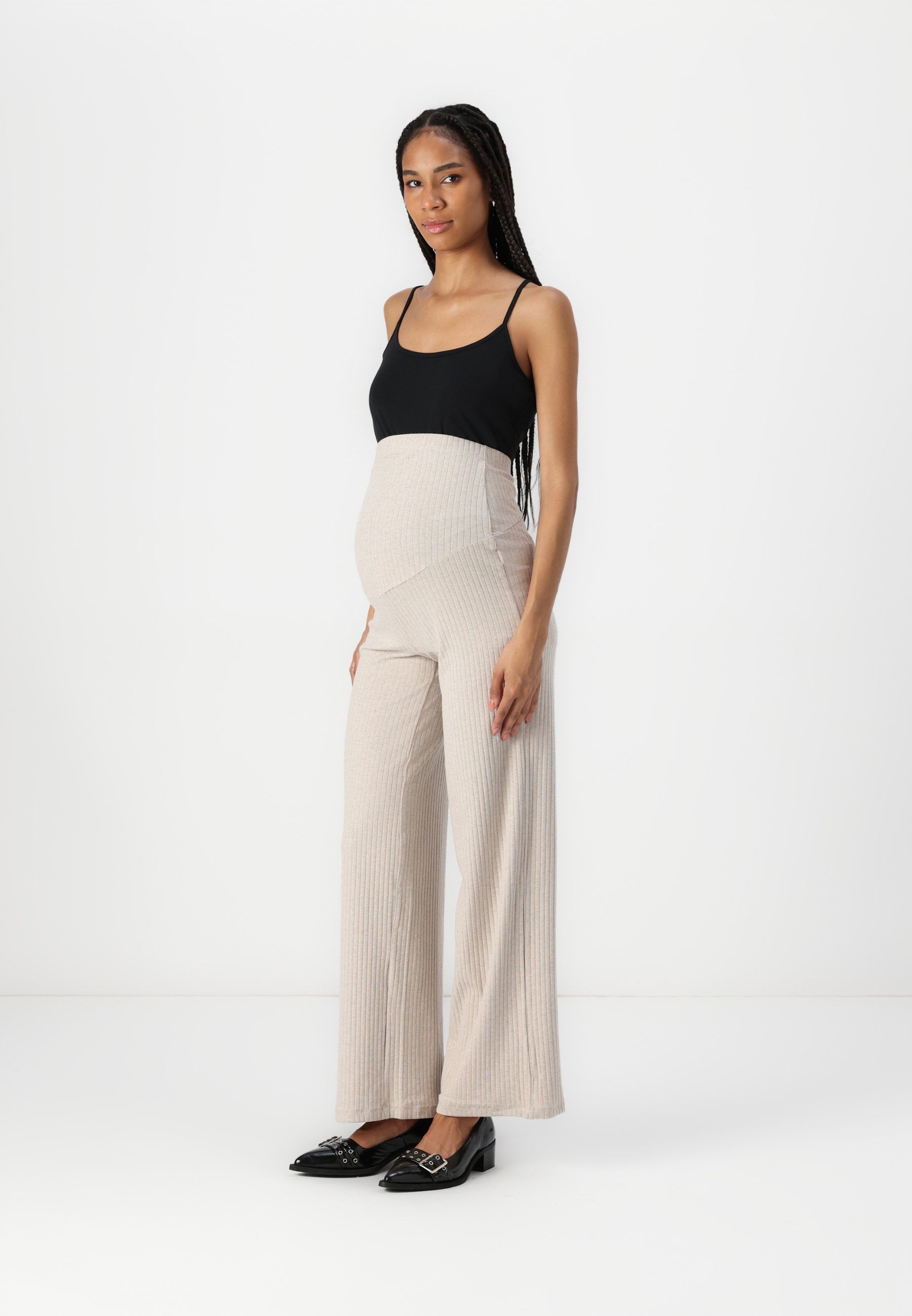 Pantalon Maternité Femme Uni Extensible Confortable - Jean Décontracté