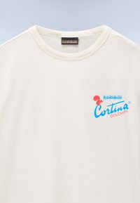 Napapijri ADIGE UNISEX - Trükipildiga T-särk - beige