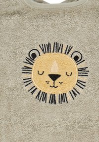 Sterntaler ÄRMEL LÖWE LEO - Lätzchen - steingrau