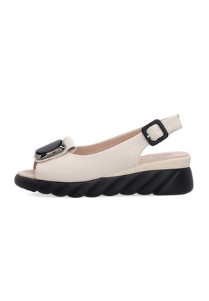 VENEZIA, WEDGE SANDALS - Wedge sandals - beige