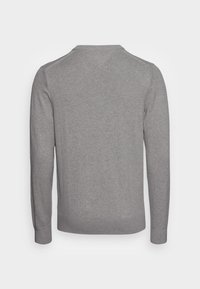 Tommy Hilfiger PIMA V NECK - Pulover - light grey heather