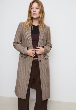 Stradivarius Manteau classique - mottled brown