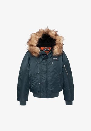Schott, OVERSIZE, granatowy