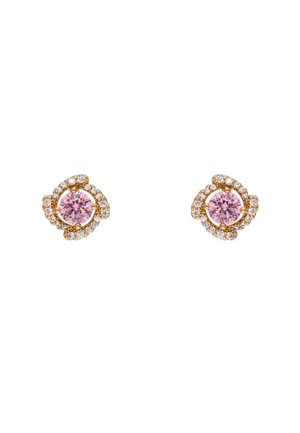 Oorbellen - rose gold pink