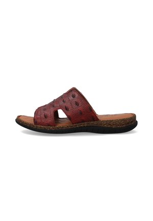 Mules - dark red