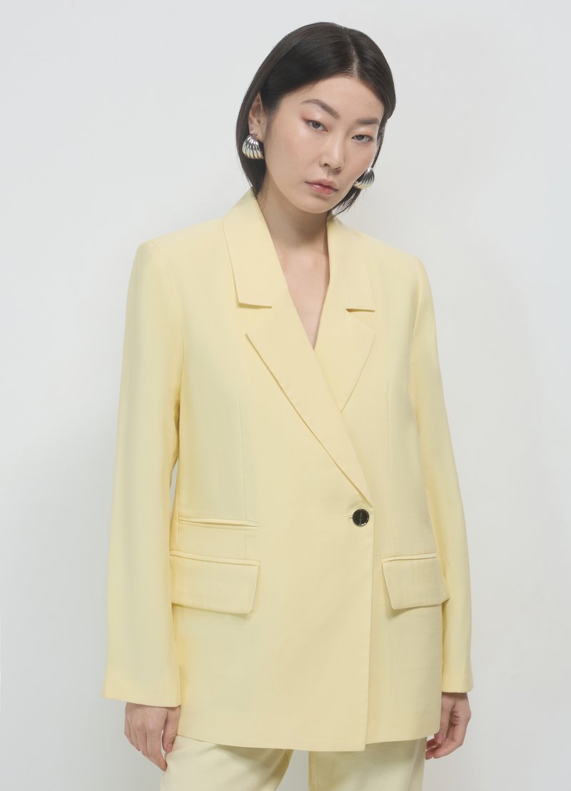 Calliope DOPPIA TASCA - Blazer - giallo