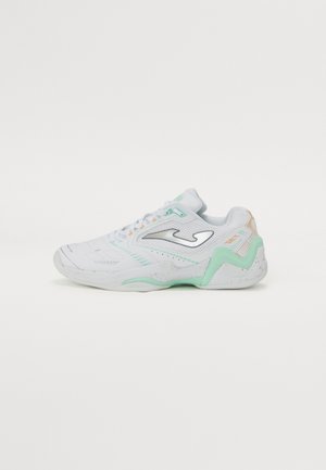 SET LADY - Tennisschoenen voor alle ondergronden - white/mint