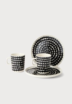 Marimekko, OIVA RÄSYMATTO SET - Piatto - white/black