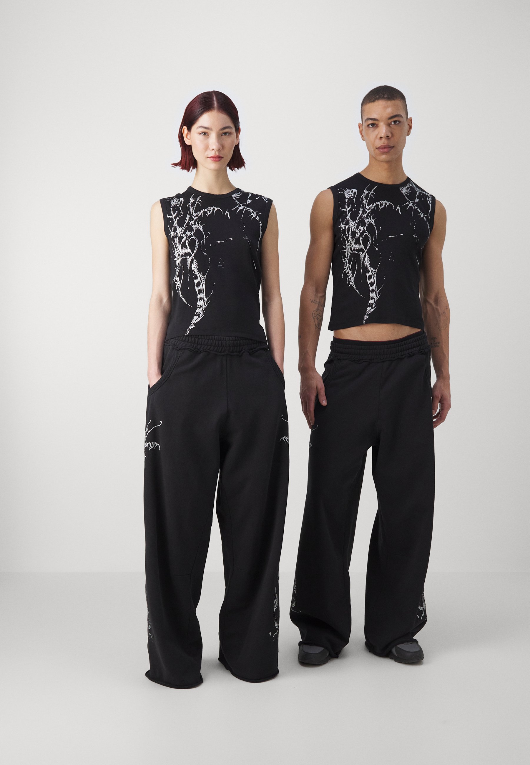 Jaded London LAZY WILLY TANK UNISEX - Top - black - Zalando.co.uk