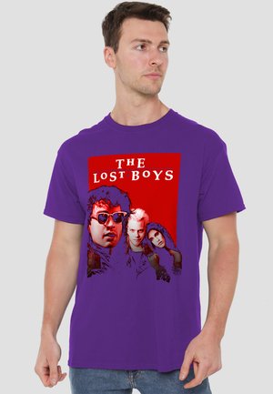 Cotton Soul, THE LOST BOYS/MICHAEL DAVID STAR - Print T-shirt - purple