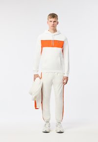 Lacoste Sweatshirt - blanc orange idy