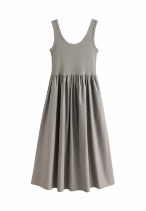 THE SET REGULAR FIT - 2 PACK MIX MIDI - Denní šaty - black taupe