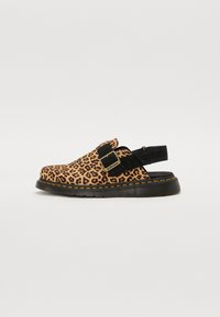 JORGE II UNISEX - Klompe - light tan/black
