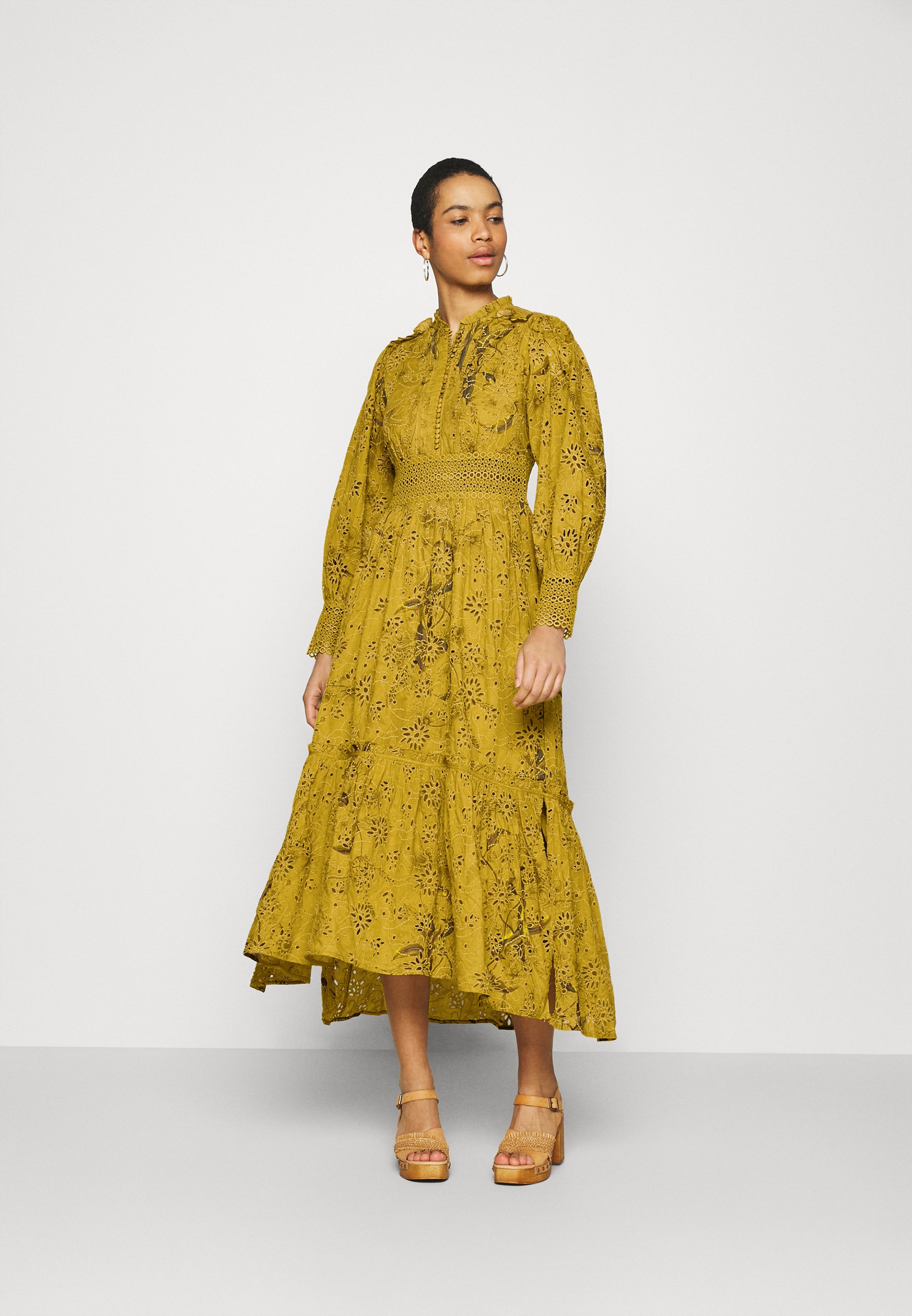AllSaints DEMOIR BRODERIE DRESS - Maxi 