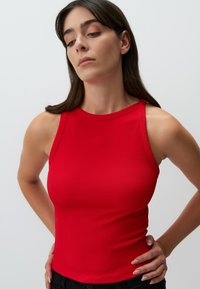 Jimmy Key SLIM FIT HALTER NECK BASIC - Top - red