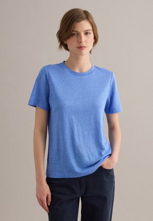 PIOMBO, REGULAR-FIT SHORT-SLEEVE T-SHIRT - Camiseta básica - light blue
