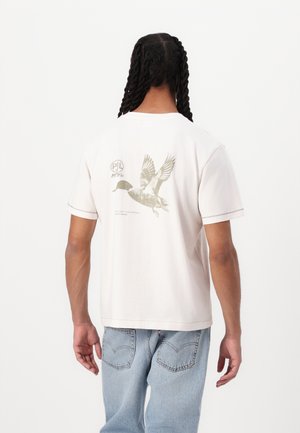 Pepe Jeans TARSEY TEE - Camiseta estampada - off white