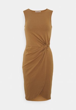 Jerseykleid - light brown