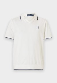 JACQUARD POLO SHIRT - Polo - white