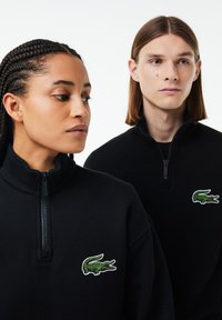 Lacoste HALFZIP HIGH UNISEX - Sweatshirt - black
