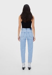 Stradivarius Vaqueros rectos - blue denim