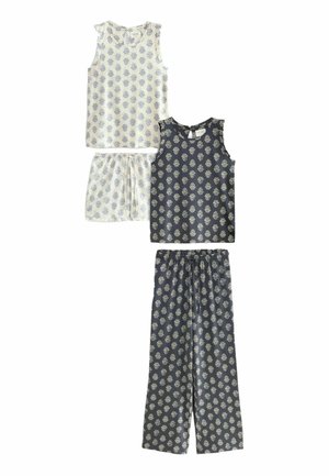 2 PACK - REGULAR FIT - Yöasusetti - blue ecru