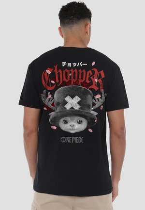 ONE PIECE CHOPPER HEAVY METAL  - Print T-shirt - black
